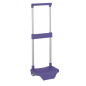 Sac à dos trolley Safta violet à roulettes PVC Sac à dos trolley Safta violet à roulettes PVC