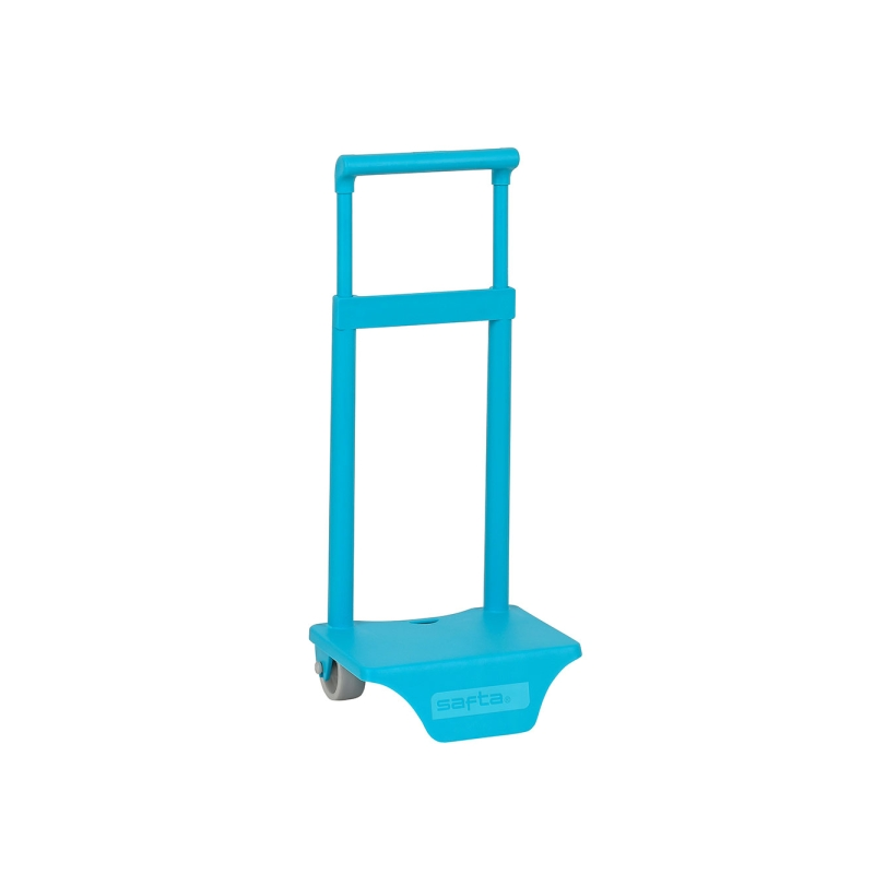 Sac à dos trolley Safta turquoise à roues PVC Sac à dos trolley Safta turquoise à roues PVC
