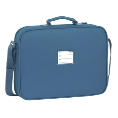 Porte-documents Blackfit8 Egeo bleu avec bandoulière