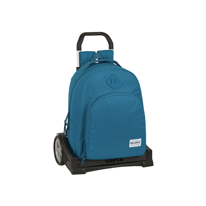 Sac à dos trolley Blackfit8 bleu avec poche avant Sac à dos trolley Blackfit8 bleu avec poche avant