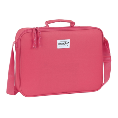 Porte-documents zippé rose