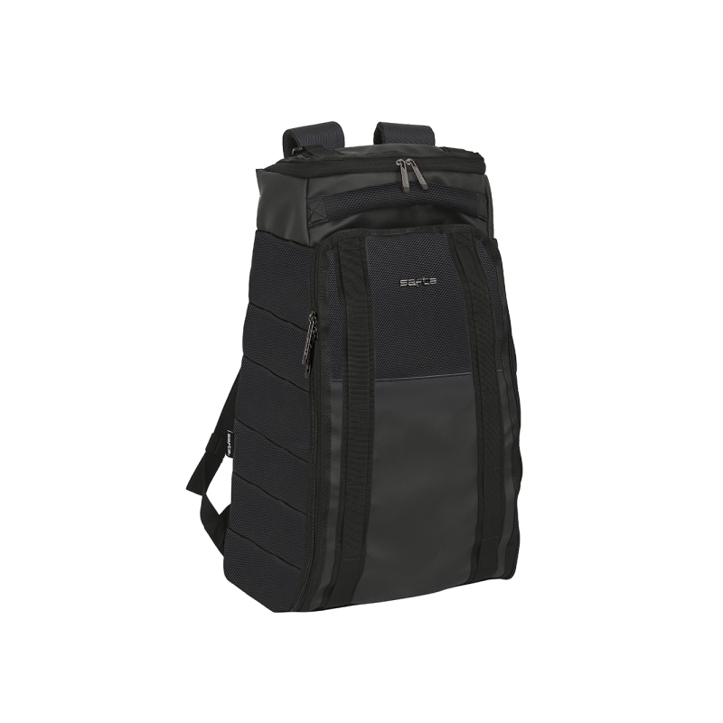 Sac à dos de voyage affaires noir à poches filet Sac à dos de voyage affaires noir à poches filet