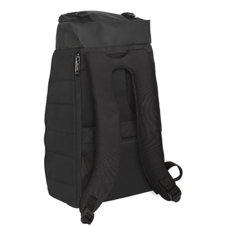 Sac à dos de voyage affaires noir à poches filet