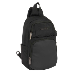 sac à dos noir USB