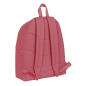Sac à dos Safta Basic rose avec poche avant Sac à dos Safta Basic rose avec poche avant