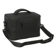 Sac à déjeuner isotherme noir 9,2 L avec bandoulière