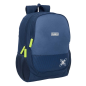 Sac à dos Safta Munich bleu marine compatible valise roulettes Sac à dos Safta Munich bleu marine compatible valise roulettes