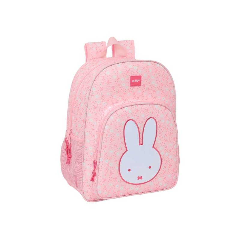 Sac à dos Safta Miffy Flowers rose compatible valise à roulettes Sac à dos Safta Miffy Flowers rose compatible valise à roulettes