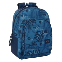 Sac à dos bleu adaptable