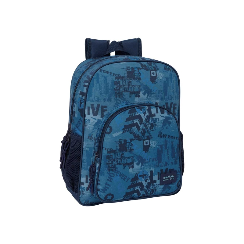 Sac à dos Safta Nouvelle Édition bleu compatible trolley