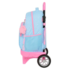 sac à dos trolley bleu clair