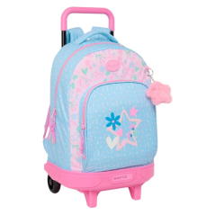 Sac à dos trolley bleu clair