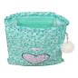 Sac plat Safta Cuore 5L turquoise avec poche zippée Sac plat Safta Cuore 5L turquoise avec poche zippée