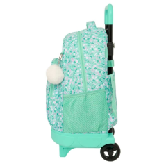 sac à dos trolley turquoise