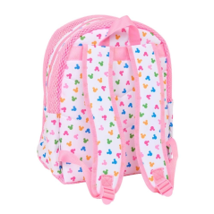 Sac à dos Minnie Mouse rose en maille résistante