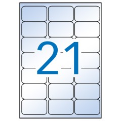 ✅ Etiquettes transparentes permanentes Apli 63,5 x 38,1 mm 10 feuilles couleur Transparent en stock