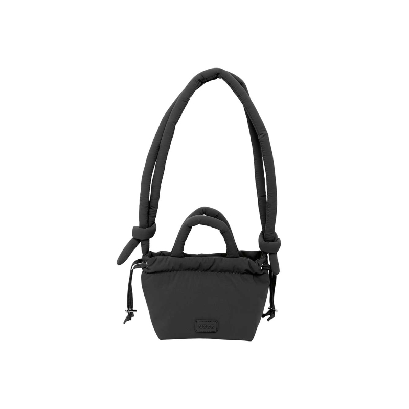 Sac compact Moos Capsule noir à fermeture magnétique Sac compact Moos Capsule noir à fermeture magnétique