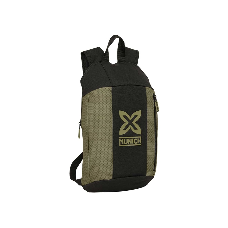 Sac à dos Safta Munich West Mini noir et vert Sac à dos Safta Munich West Mini noir et vert