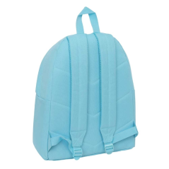 Sac à dos Benetton Basics bleu clair avec poche avant