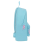 Sac à dos Benetton Basics bleu clair avec poche avant Sac à dos Benetton Basics bleu clair avec poche avant