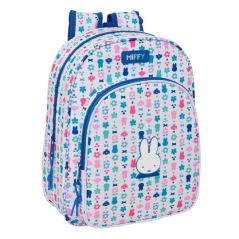 Sac à dos enfant Miffy blanc bleu