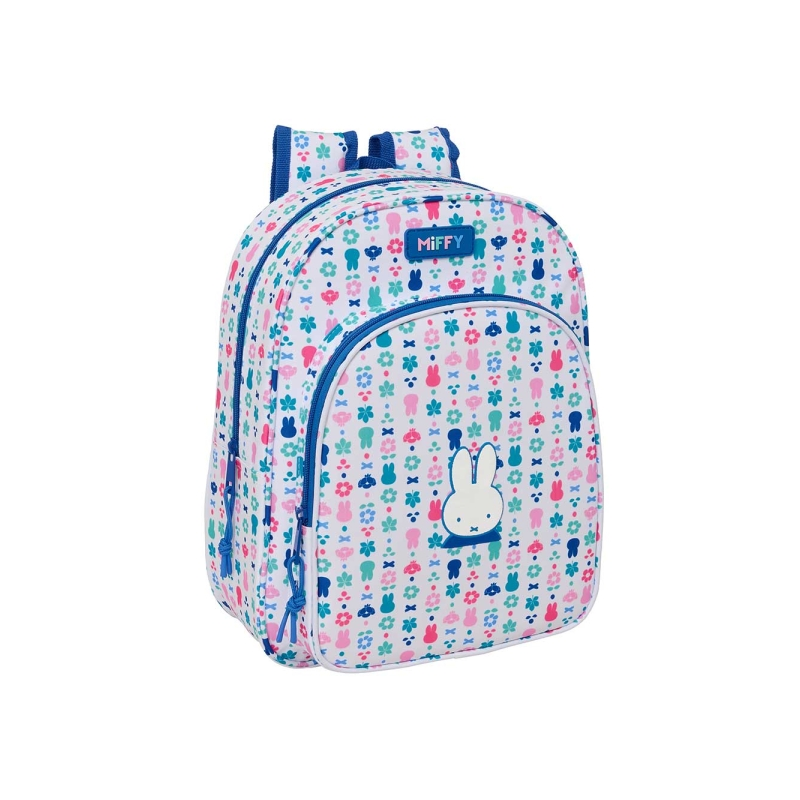 Sac à dos enfant Miffy Bunny blanc bleu 26x34x11 cm Sac à dos enfant Miffy Bunny blanc bleu 26x34x11 cm