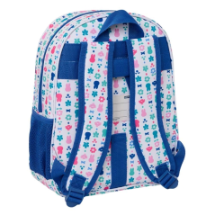 Sac à dos enfant Miffy Bunny blanc bleu 26x34x11 cm