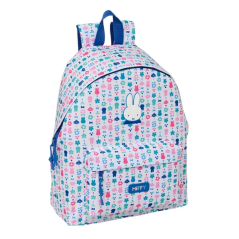 Sac à dos matelassé Miffy blanc bleu