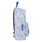 Sac à dos Miffy Bunny Safta blanc bleu dos matelassé