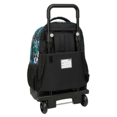 Sac à dos trolley amovible Graffiti Go bleu foncé