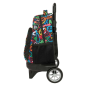 Sac à dos trolley Safta multicolore à roues silencieuses Sac à dos trolley Safta multicolore à roues silencieuses