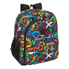 Sac à dos graffiti multicolore Safta