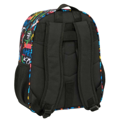 Sac à dos Safta Graffiti Colors multicolore avec poches latérales