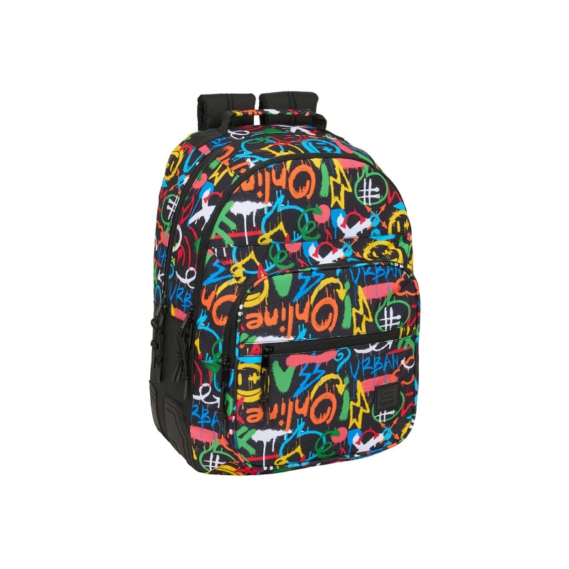 Sac à dos Safta 2 compartiments trolley multicolore