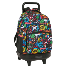 Sac à dos trolley multicolore
