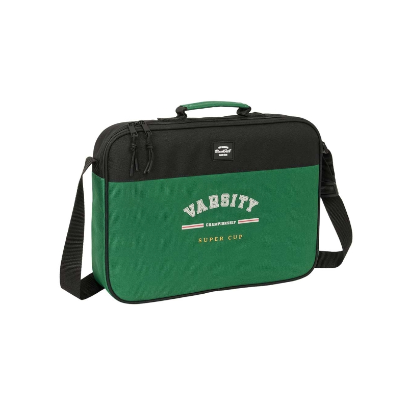 Sacoche universitaire bandoulière réglable Blackfit8 noir/vert Sacoche universitaire bandoulière réglable Blackfit8 noir/vert