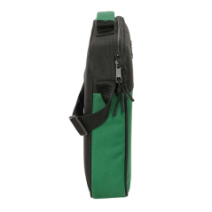 Sacoche universitaire noire verte