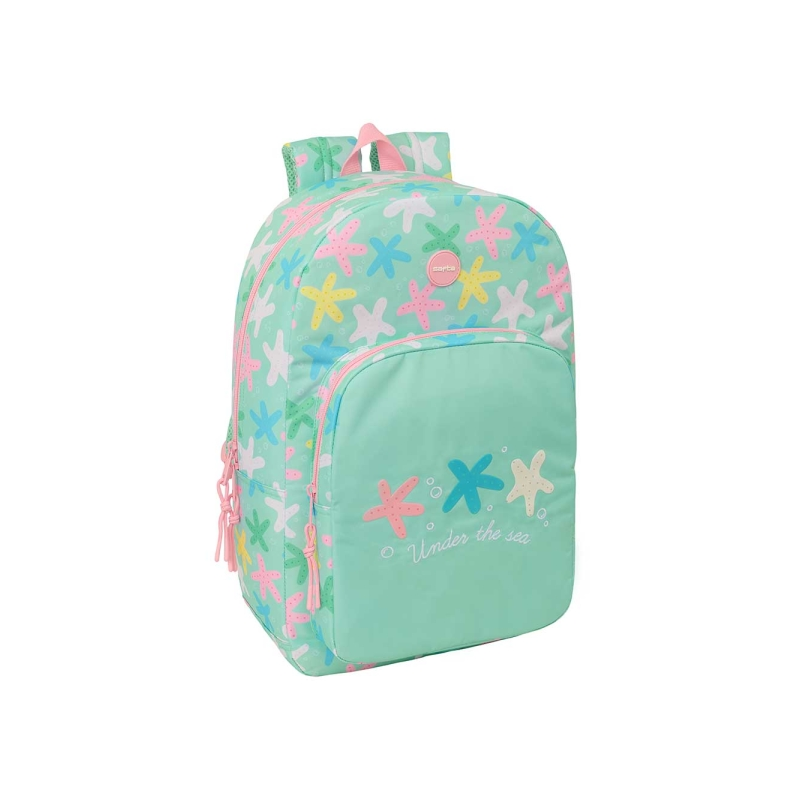 Sac à dos Safta Estrellas 19 L vert adaptable chariot Sac à dos Safta Estrellas 19 L vert adaptable chariot