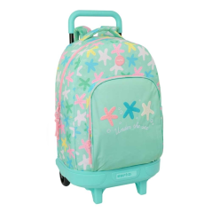 Sac à roulettes vert Safta
