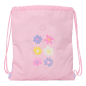 Sac plat Safta Bouquet 5L rose pastel avec poche zippée Sac plat Safta Bouquet 5L rose pastel avec poche zippée
