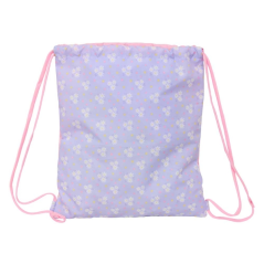 Sac plat Safta Bouquet 5L rose pastel avec poche zippée