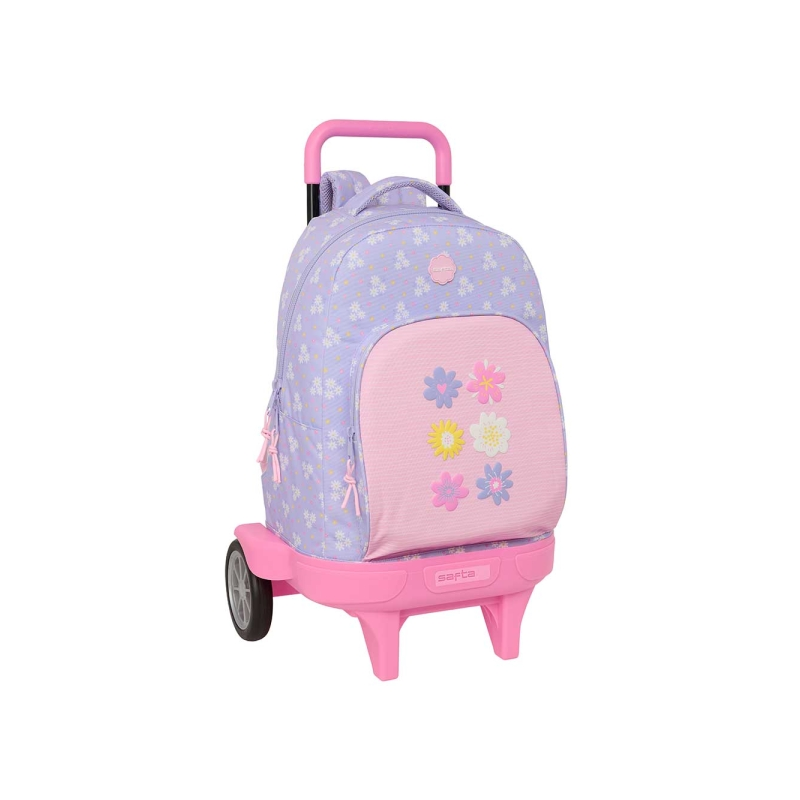Sac à dos trolley amovible Safta Bouquet violet Sac à dos trolley amovible Safta Bouquet violet