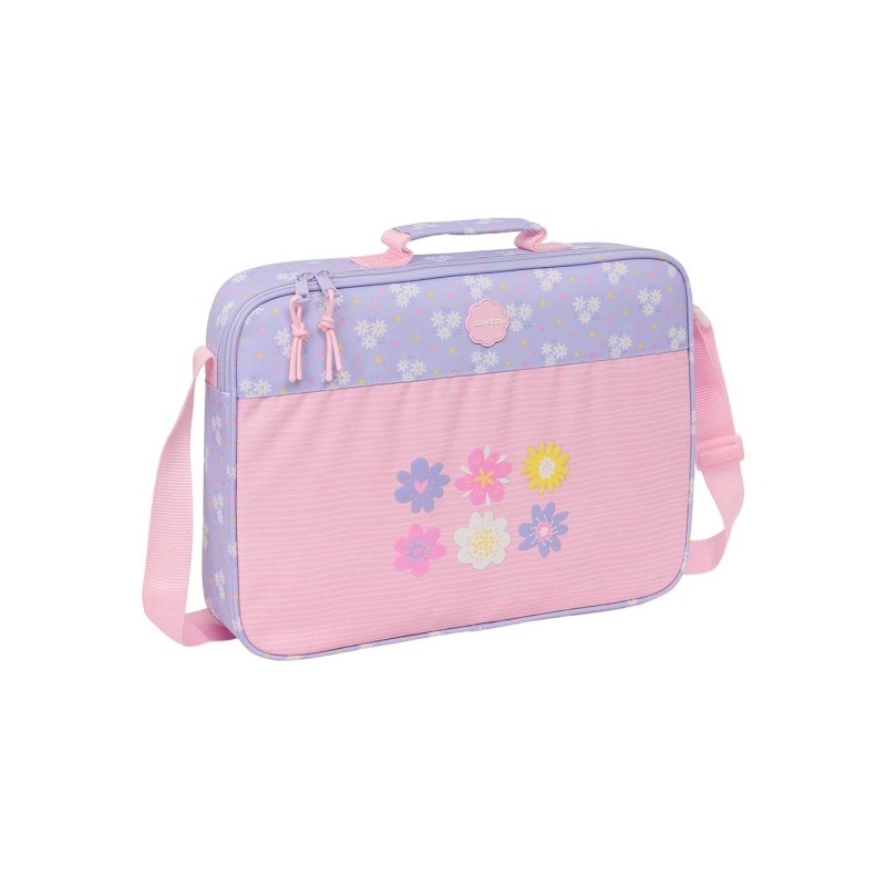 Porte-documents zippé Safta rose pastel Porte-documents zippé Safta rose pastel