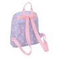 Sac à dos mini Safta rose pastel, poches zippées