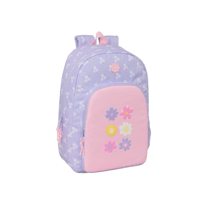 Sac à dos Safta Bouquet rose pastel adaptable valise Sac à dos Safta Bouquet rose pastel adaptable valise