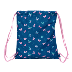Sac plat Blackfit8 Papillons bleu marine 5 L