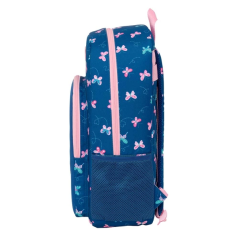 Sac à dos bleu marine papillons