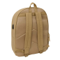 Sac à dos antivol PC 15,6" USB marron Sac à dos antivol PC 15,6" USB marron