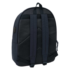 Sac à dos ordinateur 15,6 Safta Basic bleu foncé USB antivol