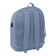 Sac à dos antivol pour ordinateur 15,6 pouces bleu